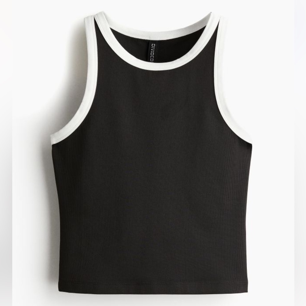 H&M Ribbed Tank Top NWT - Picture 4 of 8